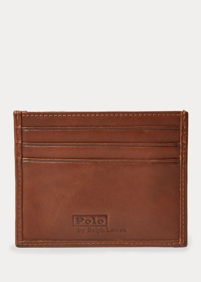 Men's Polo Ralph Lauren Black Heritage Card Holder | 195473DJV